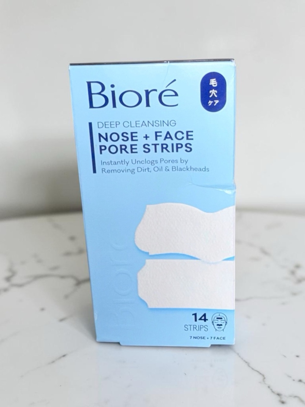 NWT- Bioré Deep Cleansing Nose + Face Pore Strips 14 Count (New & Sealed)